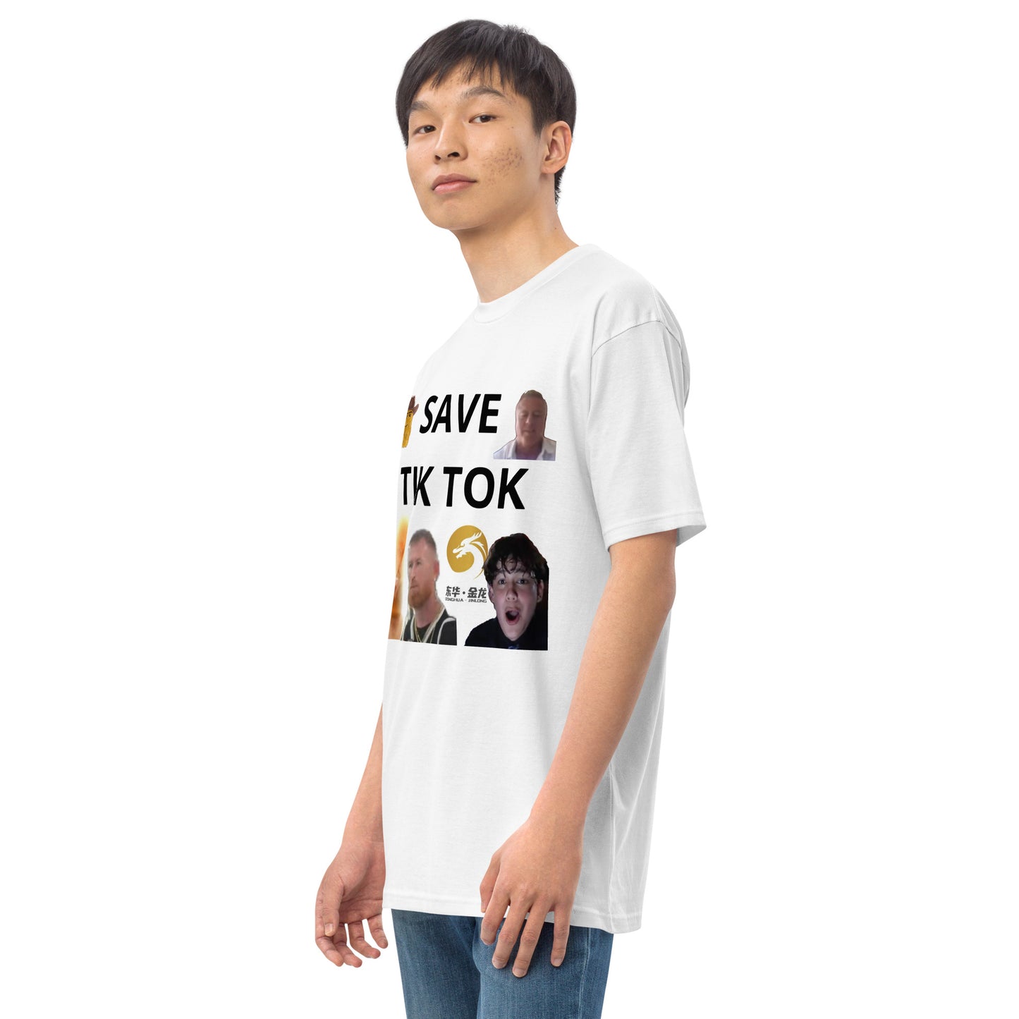 "Save Tik Tok" Men’s premium heavyweight tee