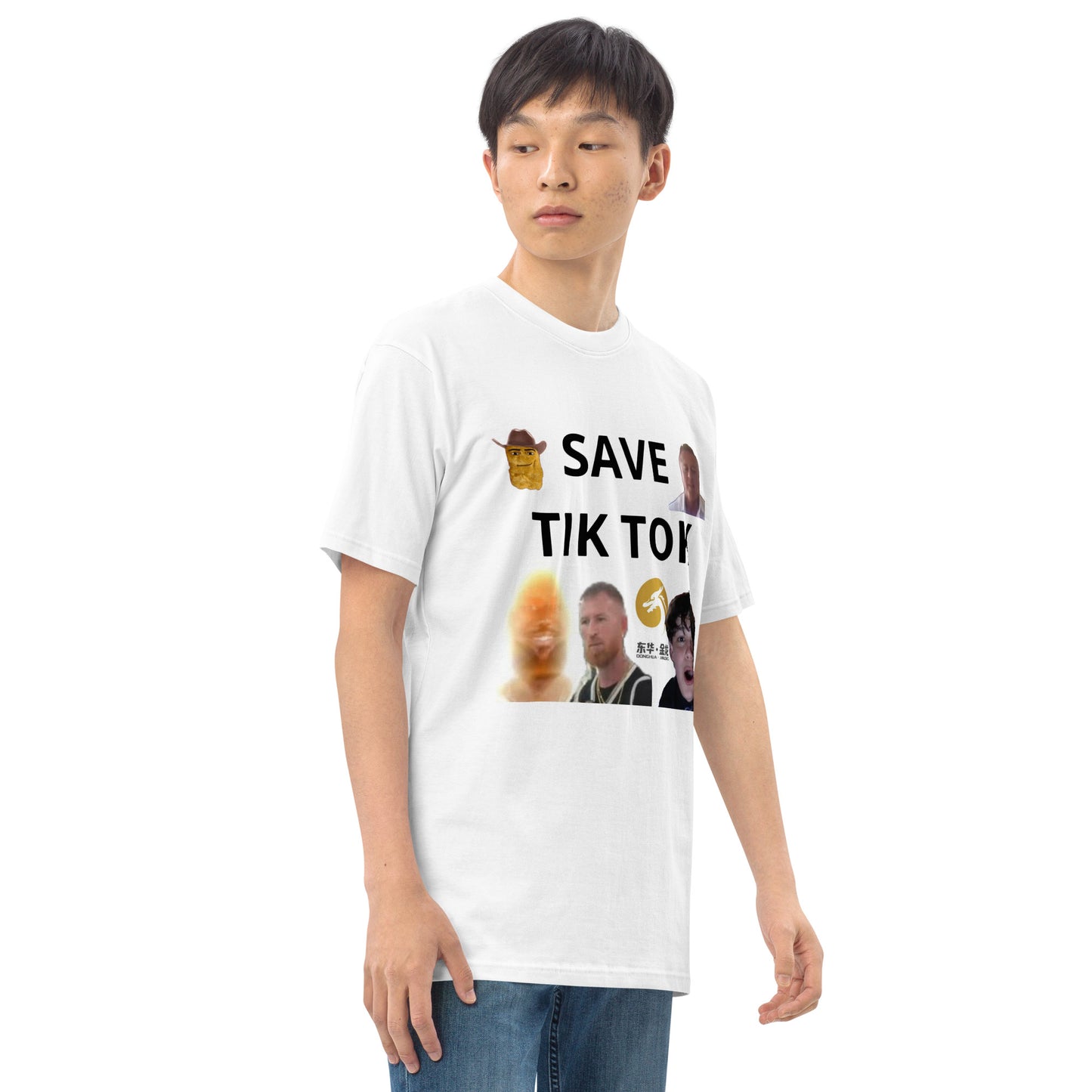 "Save Tik Tok" Men’s premium heavyweight tee