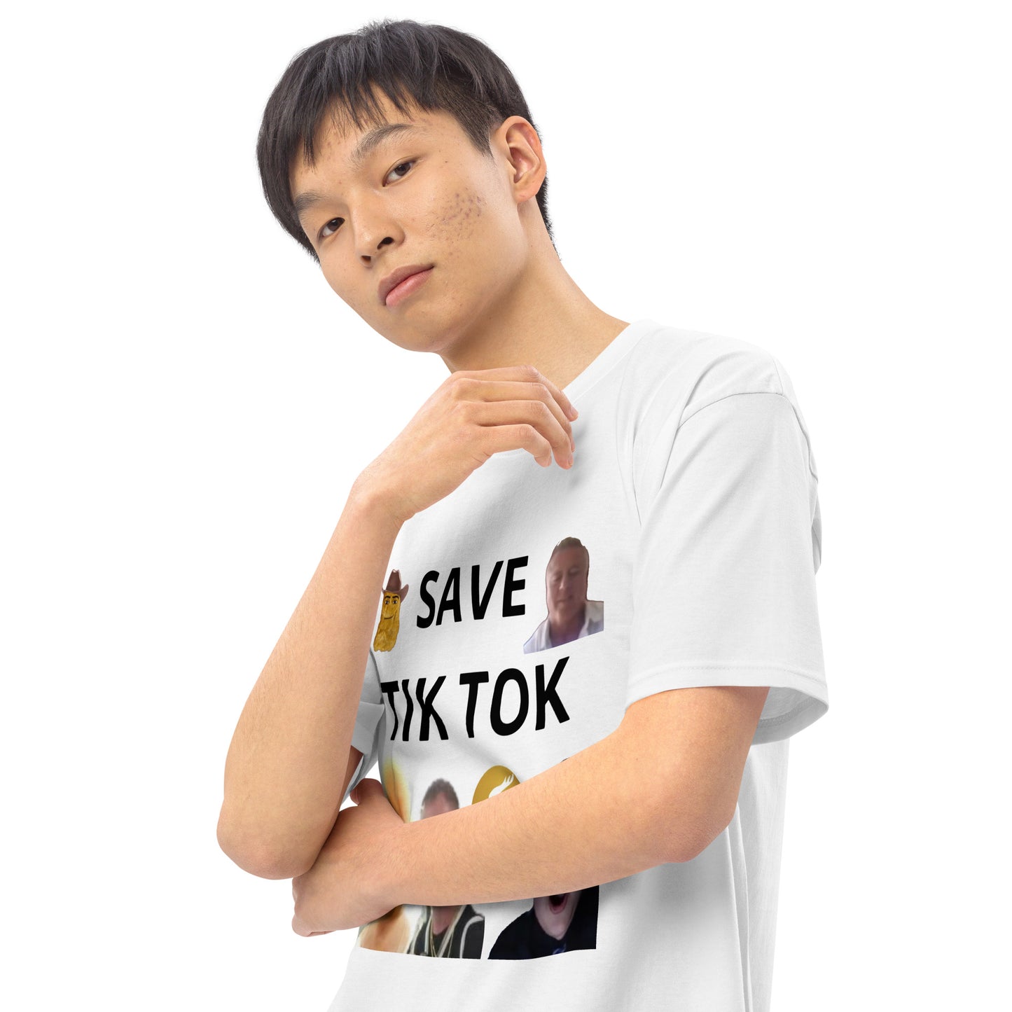 "Save Tik Tok" Men’s premium heavyweight tee