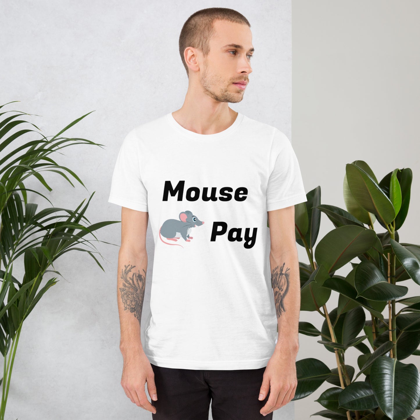 Mouse Pay Unisex t-shirt