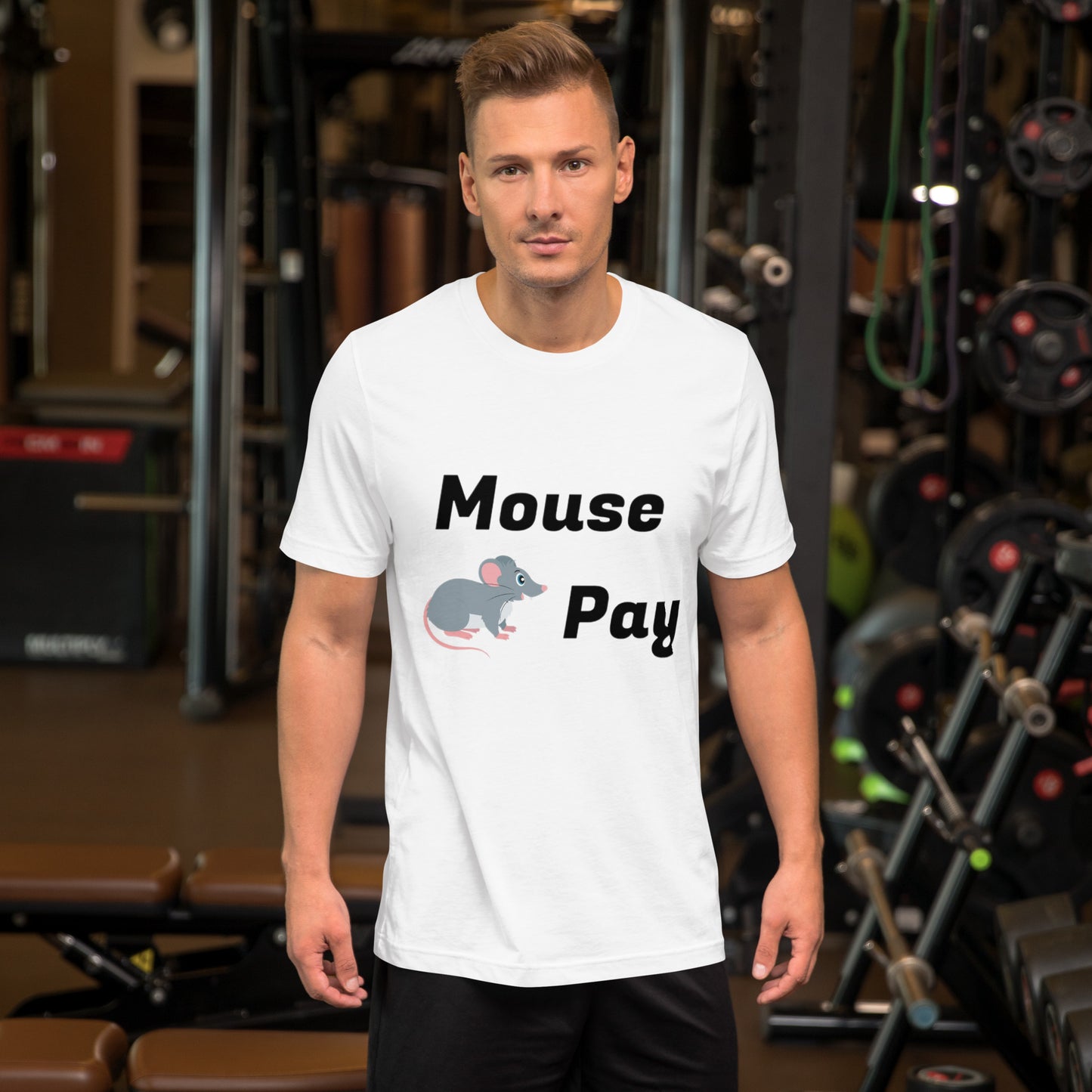 Mouse Pay Unisex t-shirt