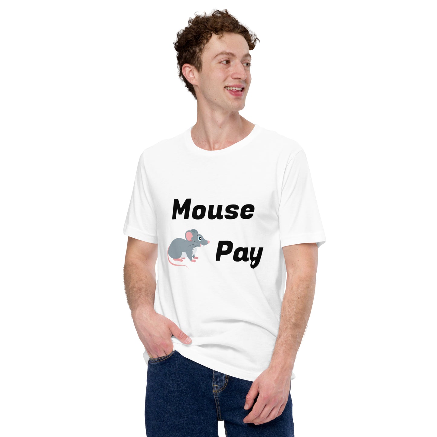 Mouse Pay Unisex t-shirt